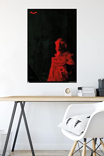 Trends International DC Comics Movie The Batman - The Riddler Teaser One Sheet Wall Poster, 22.375" x 34", Premium Unframed Version