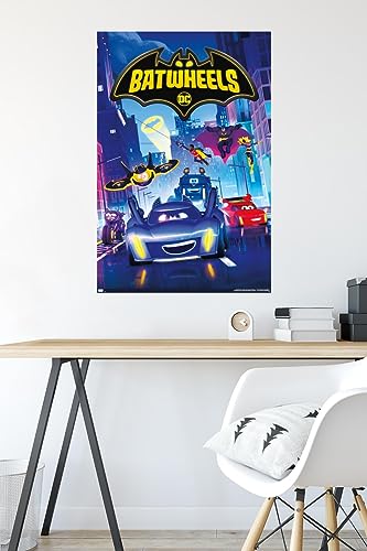 Trends International DC Comics TV Batwheels - Key Art Wall Poster