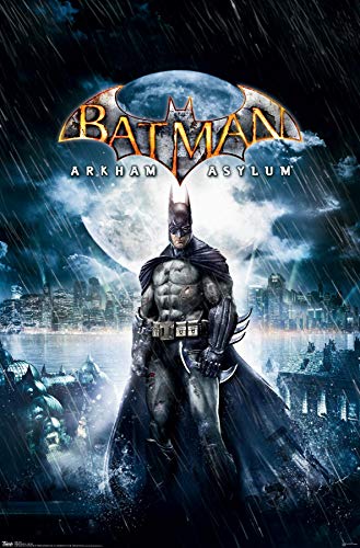 Trends International DC Comics VIdeo Game - Arkham Asylum - Key Art Wall Poster, 22.375" x 34", Premium Unframed Version