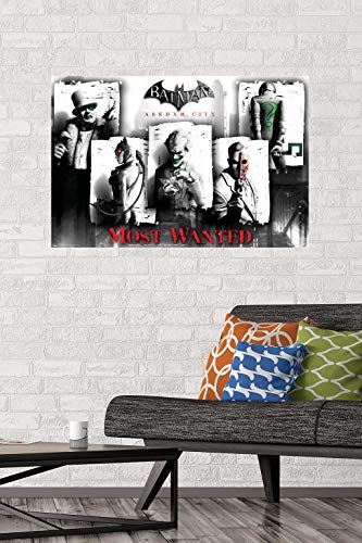 Trends International DC Comics VIdeo Game - Arkham City - Most Wanted Wall Poster, 22.375" x 34", Premium Unframed Version