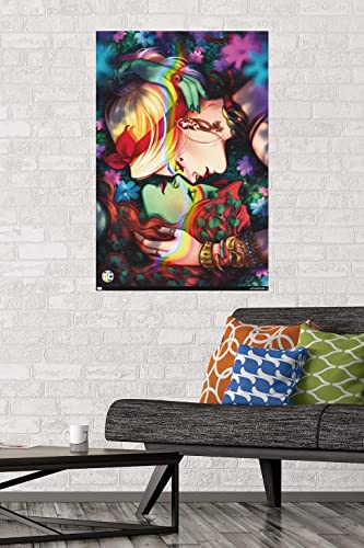Trends International DC Comics - Harley Quinn and Poison Ivy Pride Wall Poster, 22.375" x 34", Premium Unframed Version