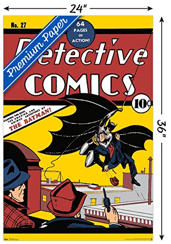 Trends International 24X36 DC Comics-Batman-Detective #1 Wall Poster, 24 in x 36 in, Premium Unframed Version