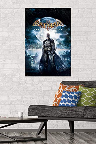 Trends International DC Comics VIdeo Game - Arkham Asylum - Key Art Wall Poster, 22.375" x 34", Premium Unframed Version