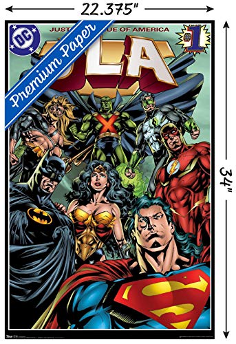 Trends International DC Comics - Justice League of America - JLA Wall Poster, 22.375" x 34", Premium Unframed Version