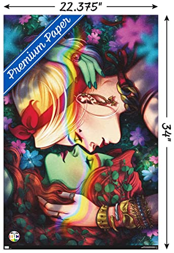 Trends International DC Comics - Harley Quinn and Poison Ivy Pride Wall Poster, 22.375" x 34", Premium Unframed Version