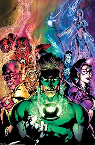 Trends International DC Comics - The Green Lantern - Blackest Night Wall Poster, 14.725" x 22.375", Premium Unframed Version
