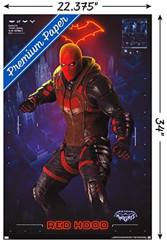 Trends International DC Comics Gotham Knights - Red Hood Wall Poster, 22.375" x 34", Premium Unframed Version
