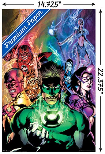 Trends International DC Comics - The Green Lantern - Blackest Night Wall Poster, 14.725" x 22.375", Premium Unframed Version