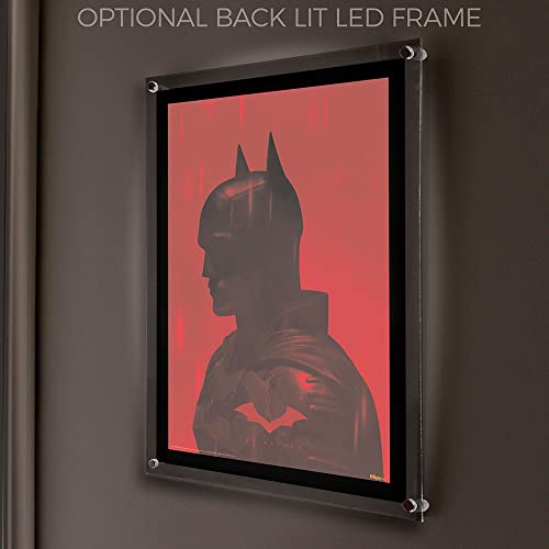 MIGHTYPRINT DC Comics – The Batman – Batman - Rain– Durable 17” x 24 Wall Art – NOT Made of Paper – Officially Licensed Collectible
