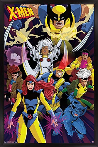 Trends International Marvel Comics - The X-Men - Awesome Wall Poster, 22.375" x 34", Black Framed Version