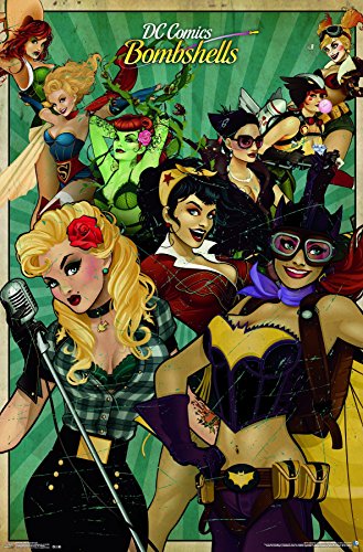 Trends International DC Comics Bombshells Wall Poster 22.375" x 34"