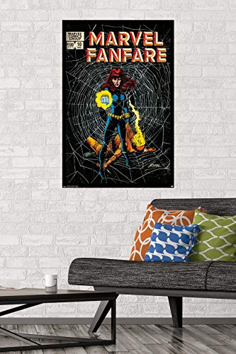 Trends International Marvel Comics - Black Widow - Marvel Fanfare #10 Wall Poster, 22.375" x 34", Premium Unframed Version