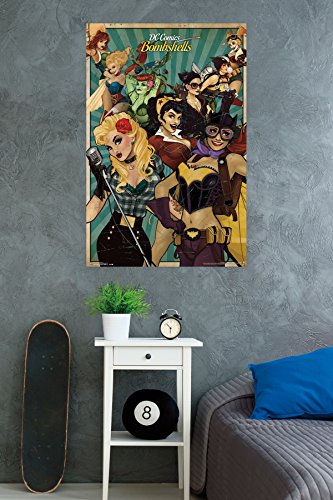 Trends International DC Comics Bombshells Wall Poster 22.375" x 34"