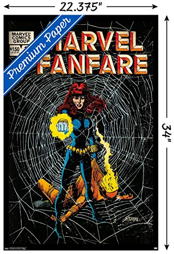 Trends International Marvel Comics - Black Widow - Marvel Fanfare #10 Wall Poster, 22.375" x 34", Premium Unframed Version