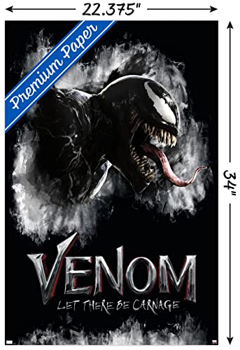 Trends International Marvel Venom: Let There be Carnage-Profile Wall Poster, 22.375" x 34", Premium Unframed Version