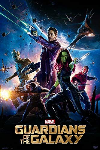 POSTER STOP ONLINE Guardians Of The Galaxy Part 1 & 2 - Movie Poster Set (Regular Styles) (Size 24 x 36 each)