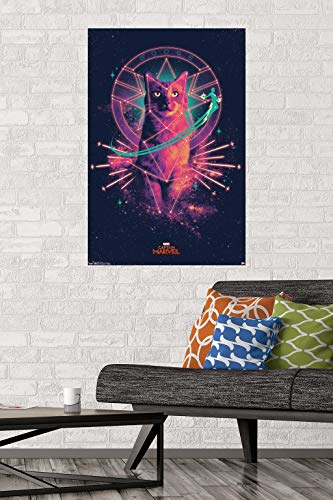 Trends International Marvel Cinematic Universe - Captain Marvel - Goose Wall Poster, 22.375" x 34", Premium Unframed Version