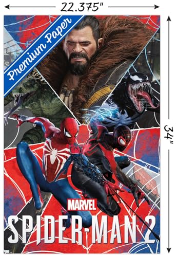 Trends International Marvel's Spider-Man 2 - Group Wall Poster, 22.37" x 34.00", Premium Unframed Version