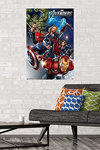 Trends International Marvel Cinematic Universe - Avengers - Group Wall Poster, 22.375" x 34", Premium Unframed Version