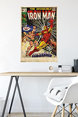 Trends International 24X36 Marvel Comics - Iron Man - Cover #25 Wall Poster, 24" x 36", Premium Unframed Version