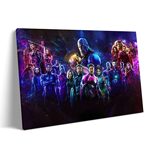 Avengers Movie Canvas Poster Series Modern Home Living Room Decorative Art Wall AUXVCTS (24x36 Canvas roll,FCZ07)