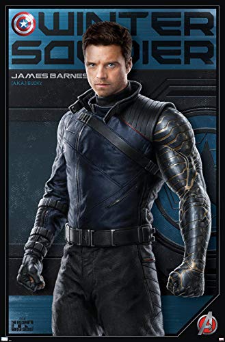 Trends International Marvel: Year of The Shield-Winter Soldier Wall Poster, 22.375 in x 34 in, Premium Unframed Version