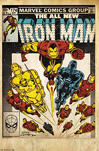 Trends International Marvel Comics - Iron Man - Cover #174 Wall Poster, 22.375" x 34", Premium Unframed Version