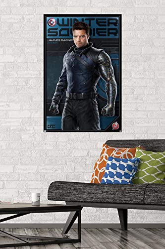 Trends International Marvel: Year of The Shield-Winter Soldier Wall Poster, 22.375 in x 34 in, Premium Unframed Version
