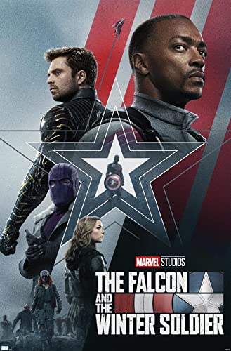 Trends International Marvel Falcon and Winter Soldier-Group One Sheet Wall Poster, 22.375" x 34", Premium Unframed Version