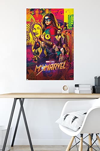 Trends International Marvel Ms. Marvel - One Sheet Wall Poster, 22.375" x 34", Premium Unframed Version