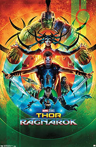 Trends International Marvel Cinematic Universe - Thor: Ragnarok - One Sheet Wall Poster, 22.375" x 34", Premium Unframed Version