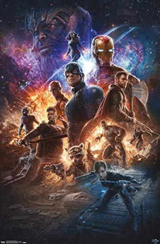 Trends International Marvel Cinematic Universe - Avengers - Endgame - Space Wall Poster, 22.375" x 34", Premium Unframed Version