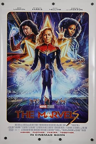 THE MARVELS MOVIE POSTER 2 Sided ORIGINAL 27x40 2023 INTL Final