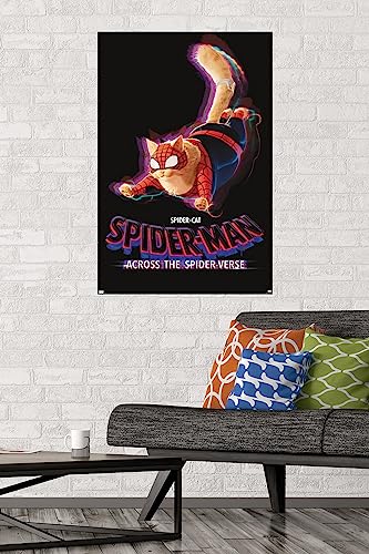 Trends International Marvel Spider-Man: Across The Spider-Verse - Spider-Cat One Sheet Wall Poster, 22.37" x 34.00", Premium Unframed Version