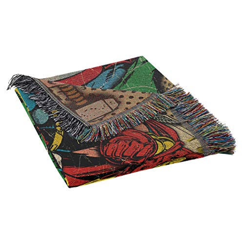 Northwest Avengers Woven Tapestry Throw Blanket, 48" x 60", Retro Heroes