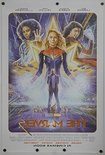 THE MARVELS MOVIE POSTER 2 Sided ORIGINAL 27x40 2023 INTL Final