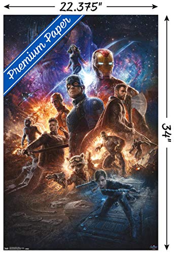 Trends International Marvel Cinematic Universe - Avengers - Endgame - Space Wall Poster, 22.375" x 34", Premium Unframed Version