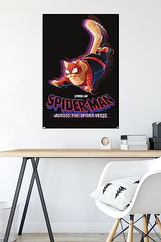 Trends International Marvel Spider-Man: Across The Spider-Verse - Spider-Cat One Sheet Wall Poster, 22.37" x 34.00", Premium Unframed Version