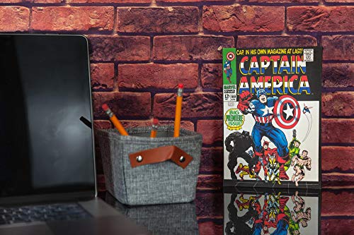 Marvel Comics Captain America #100 Comic Book Canvas Art | Collectible Captain America Poster | Measures 9 x 5 Inches
