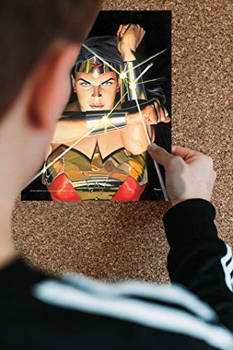 TRENDYPRINT DC Comics – Justice League – Alex Ross Art – Wonder Woman – Green Lantern – Superman - Batman - Set of Four 8" x 10" Wall Art – Great for Gifting or Collecting