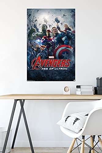 Trends International Marvel Cinematic Universe - Avengers - Age of Ultron - One Sheet Wall Poster, 22.375" x 34", Premium Unframed Version