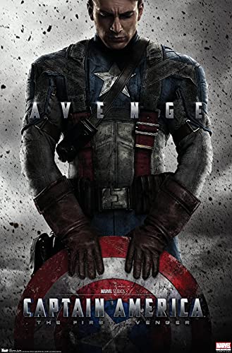 Trends International Marvel - Captain America - The First Avenger - One Sheet Wall Poster, 22.375" x 34", Premium Unframed Version