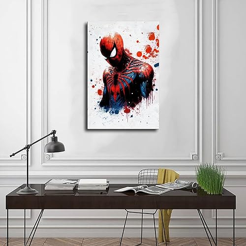 Spider Poster Man Hero Movie Poster (3) Canvas Poster Unframe:12x18inch(30x45cm)