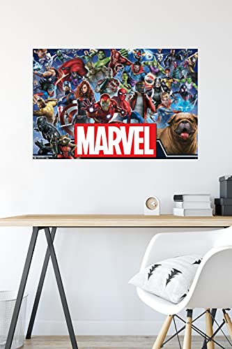 Trends International Marvel Comics - Marvel Universe - Heroes Wall Poster, 22.375" x 34", Premium Unframed Version