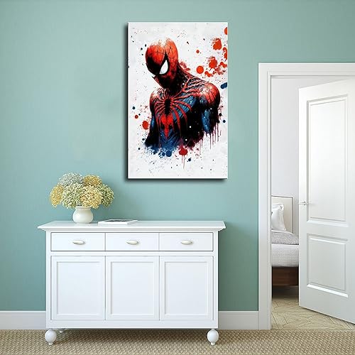 Spider Poster Man Hero Movie Poster (3) Canvas Poster Unframe:12x18inch(30x45cm)