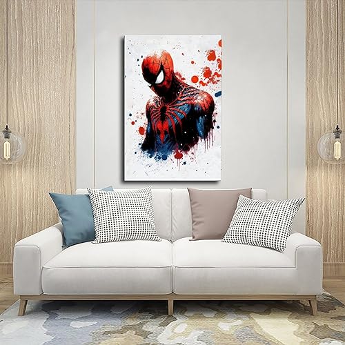 Spider Poster Man Hero Movie Poster (3) Canvas Poster Unframe:12x18inch(30x45cm)