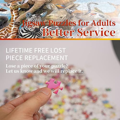 1000 Piece Jigsaw Puzzle ONE Piece Anime,Challenge Puzzle Gift,Monkey D. Luffy, Nami, Zoro, Chopper, and More Ideal Gift for Anime,Wano Country,Challenge Puzzle Gift, 27.59" L X 19.68" W