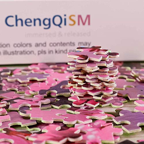 1000 Piece Jigsaw Puzzles Cherry Blossoms Puzzles Spring Mount Fuji Jigsaw Puzzle for Adult