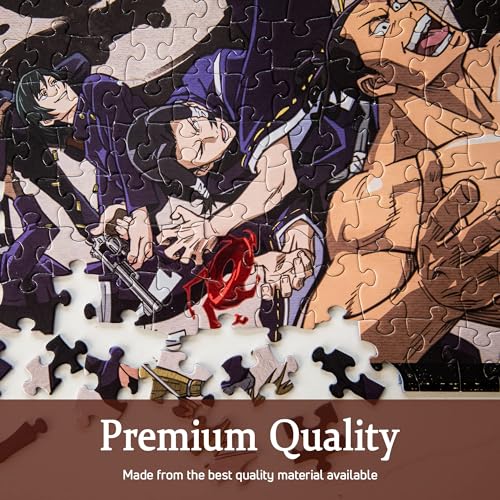 Jujutsu Kaisen Anime Puzzle, Colorful & Fun 500 Piece Jigsaw Puzzle by Kess for Adults and Families, Ages 5+, Multicolor
