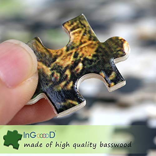 Ingooood- Jigsaw Puzzle 1000 Pieces- Fantasy Series- Anime Dragon_ IG-0443 Entertainment Wooden Puzzles Toys